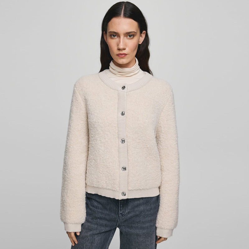 MSCHNerida Knit Jacket oatmeal MSCH Copenhagen