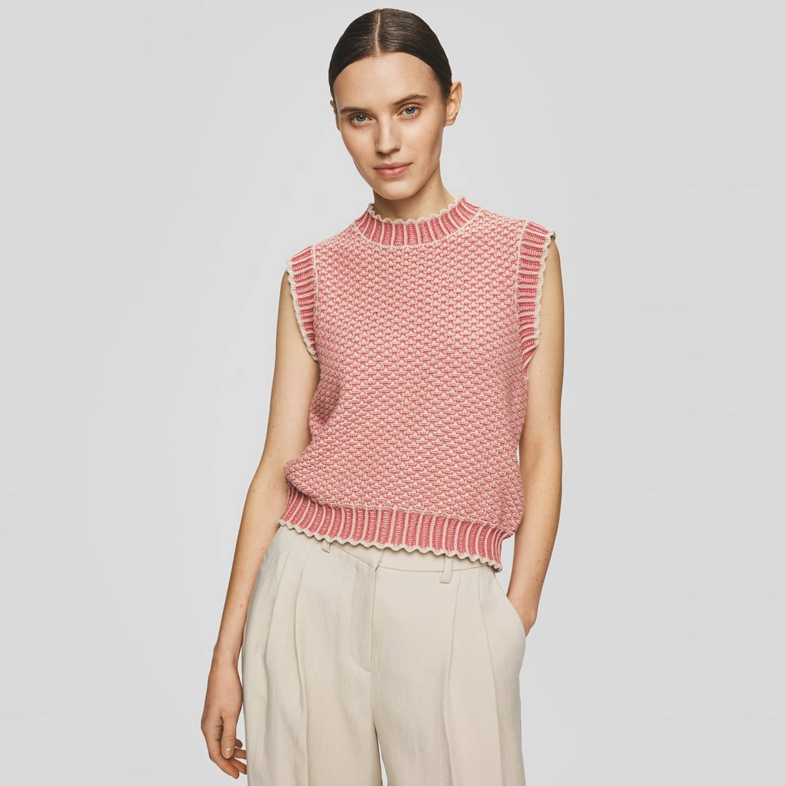 MSCHPilla Vest oatmeal/faded rose MSCH Copenhagen