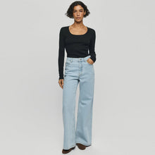 MSCHSolia Ada HW Wide Jeans light blue wash MSCH Copenhagen