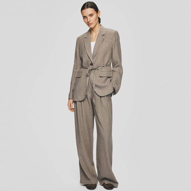 MSCHViana Ginia Pleat Pants mount trail melange