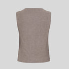 MSCHViana Ginia V Neck Waistcoat mountain trail melange MSCH Copenhagen