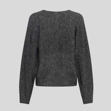 MSCHZinelle Hope Wrap Pullover dark grey MSCH Copenhagen