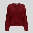 MSCHZinelle Hope Wrap Pullover syrah MSCH Copenhagen