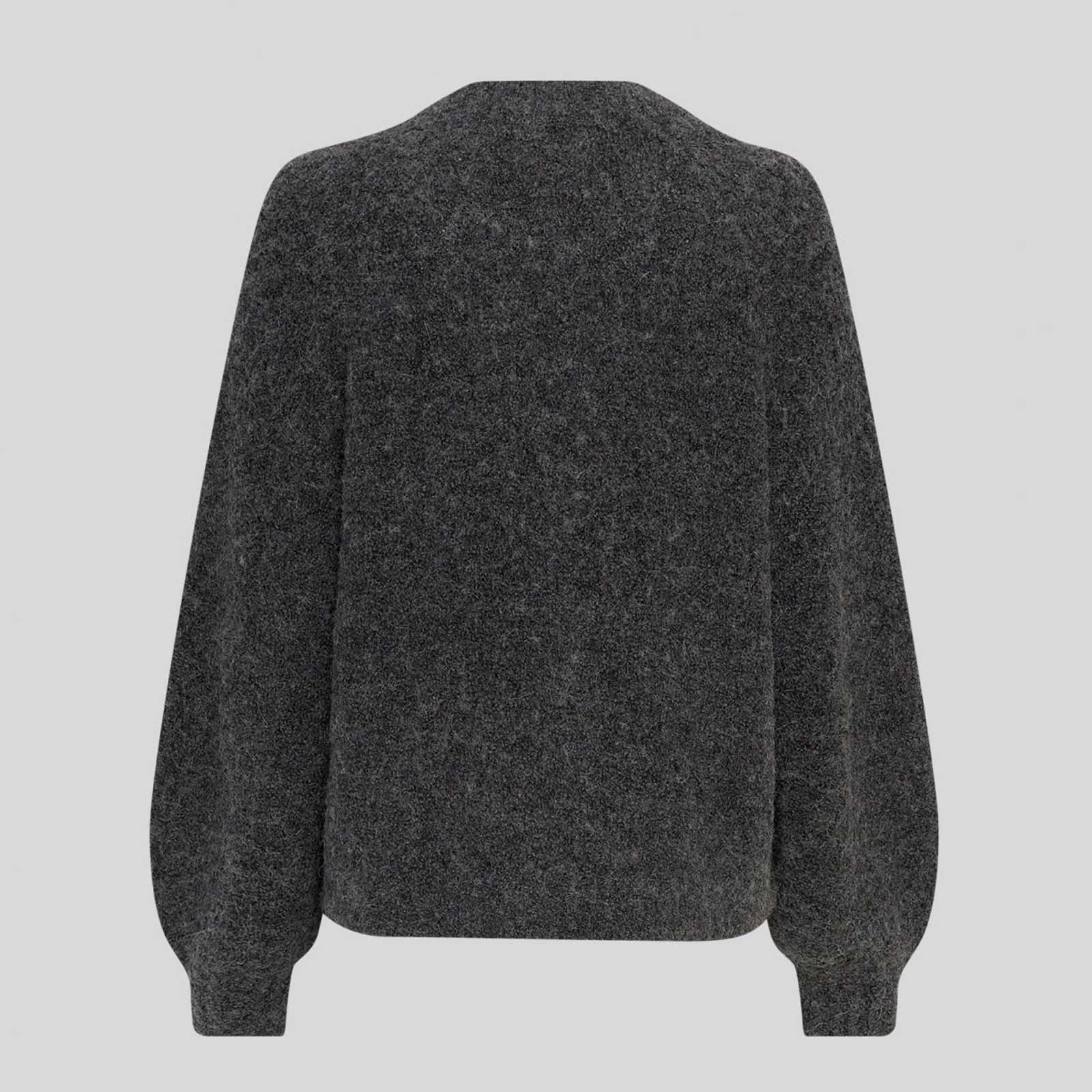 MSCHZofie Jilda Cardigan dark grey melange MSCH Copenhagen