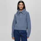 MSCHGytta Zip Pullover bluefin melange