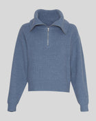 MSCHGytta Zip Pullover bluefin melange