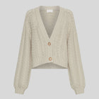 MSCHKeisha Jillena Cardigan oatmeal melange MSCH Copenhagen