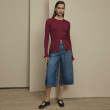 MSCHKine Lis Culotte Jeans mid blue wash