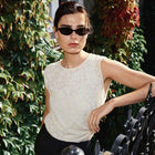 MSCHBrigetta SL Top bleached sand MSCH Copenhagen