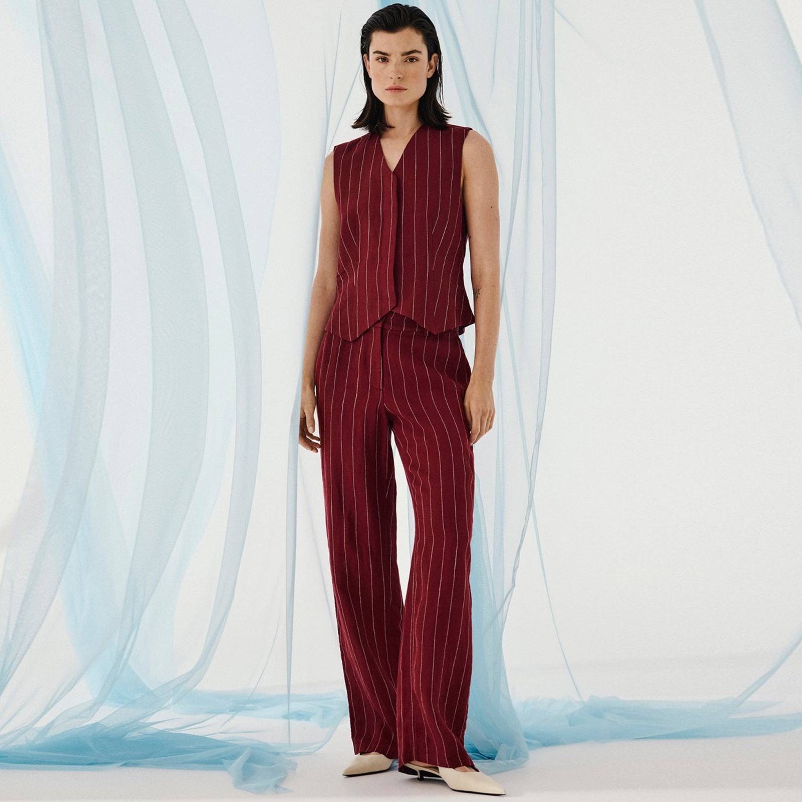 MSCHClaritte Pants STP rhubarb/sand MSCH Copenhagen