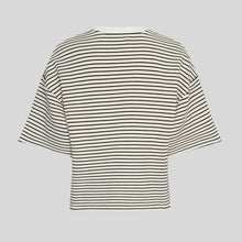 MSCHNilda Ima Q S/S Sweatshirt stp oatmeal/black MSCH Copenhagen
