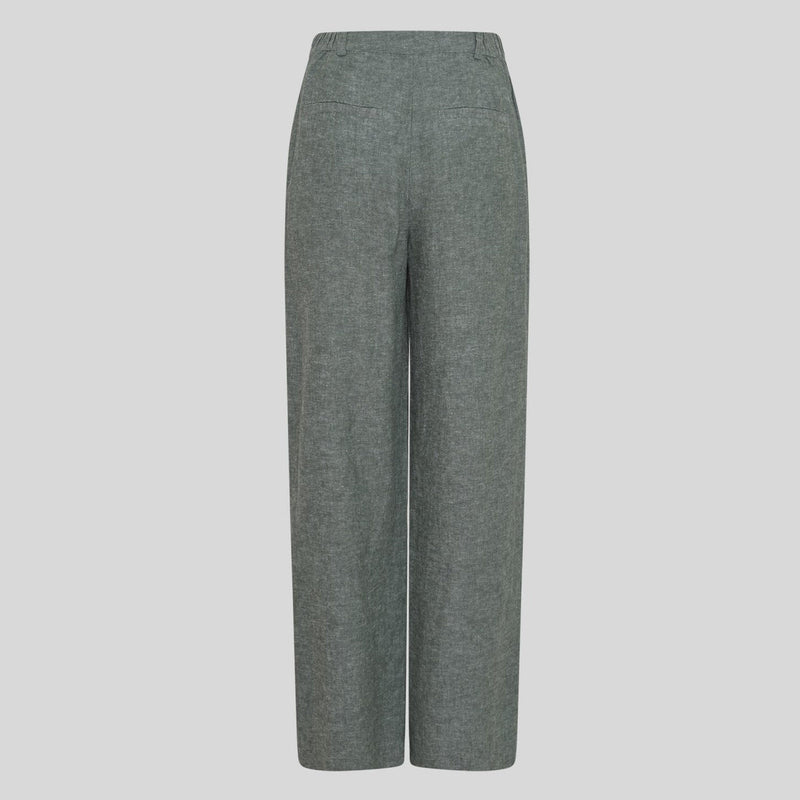 MSCHPennie Ginia HW Pants laurel wreath mel. MSCH Copenhagen