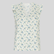 MSCHSolfried S/S Top AOP marina flower MSCH Copenhagen