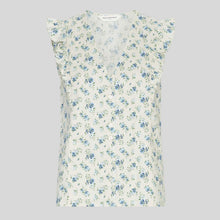 MSCHSolfried S/S Top AOP marina flower MSCH Copenhagen