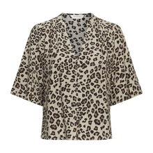 MSCHKalani Vlora 2/4 Shirt AOP humus leo MSCH Copenhagen