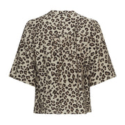 MSCHKalani Vlora 2/4 Shirt AOP humus leo MSCH Copenhagen