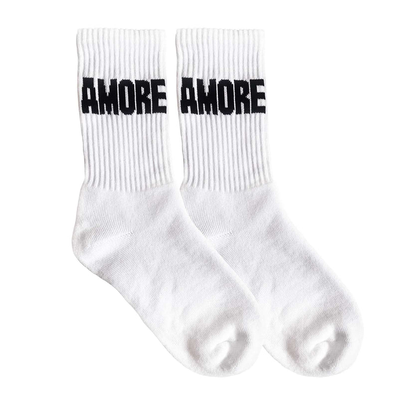 Amore Socks white/black Navucko