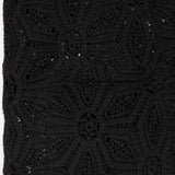 Anita Crochet Cardigan black