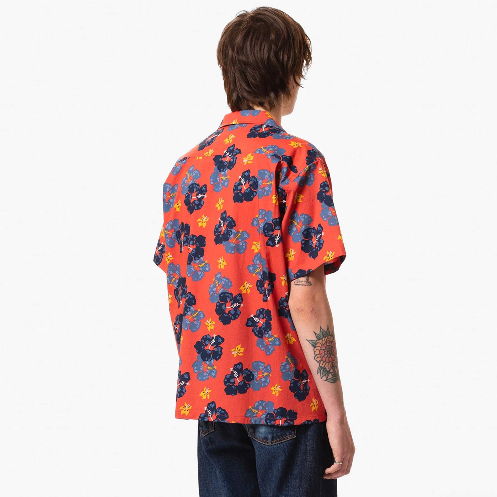 Arthur Flower Hawaii Shirt red