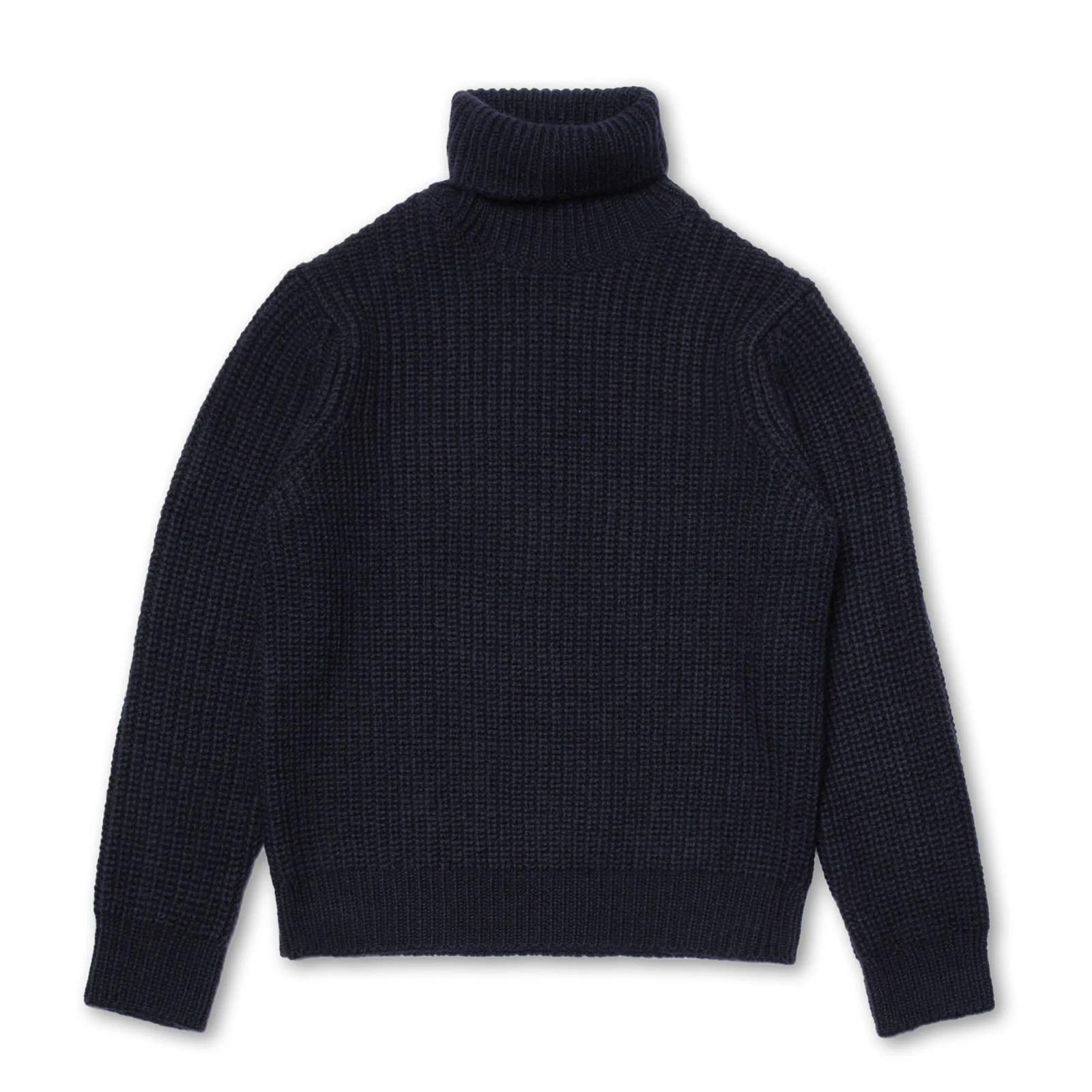 August Chunky Rollneck Knit navy