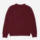 August Rib Wool Sweater burgundy