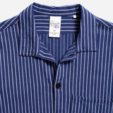 Berra Striped Worker Shirt blue