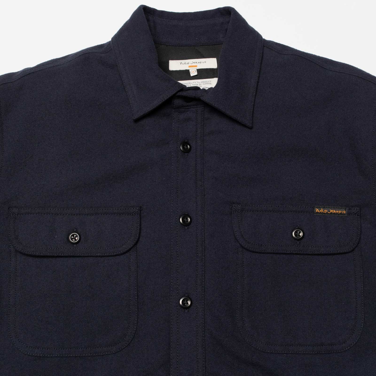 Glenn Padded Flannel Shirt P12 blueberry