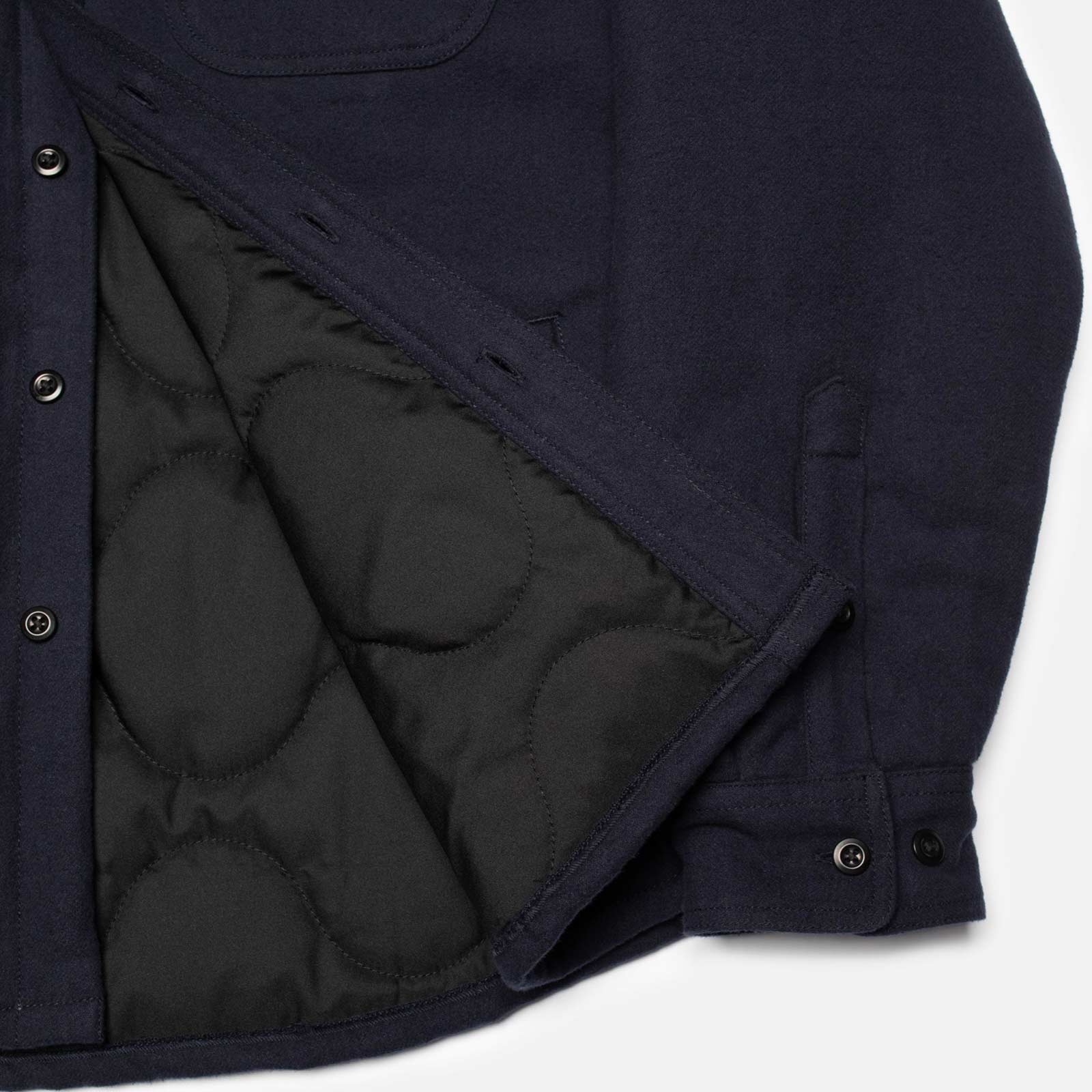 Glenn Padded Flannel Shirt P12 blueberry