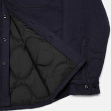 Glenn Padded Flannel Shirt P12 blueberry