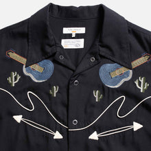 Gonzo Western Guitar Shirt black