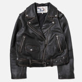 Greta Biker Leather Jacket black