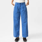 Gullan Striped Workwear Pants blue/offwhite