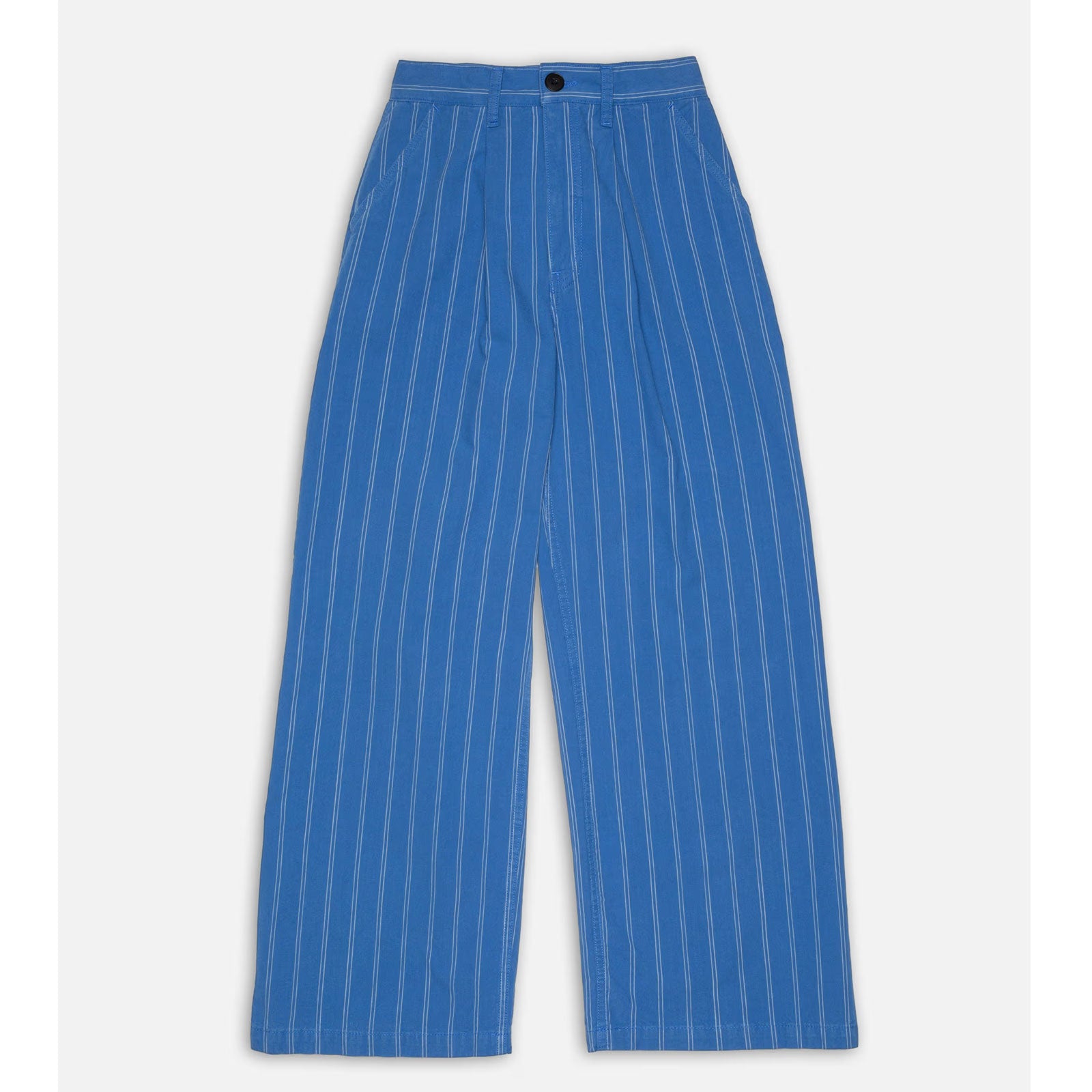 Gullan Striped Workwear Pants blue/offwhite