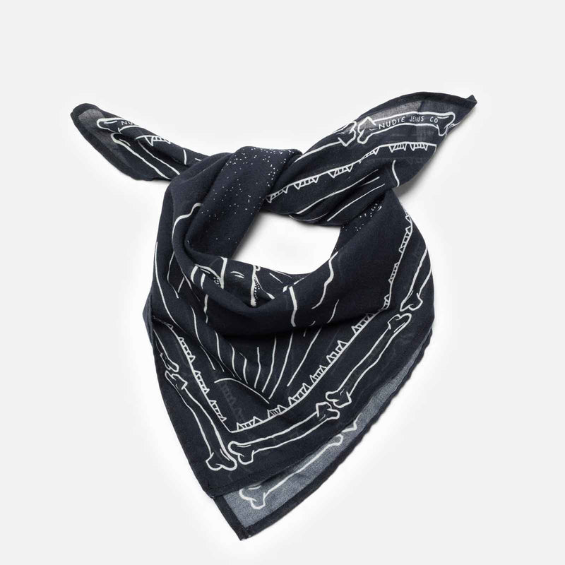 Ingrid Bandana Double Cross blue Nudie Jeans