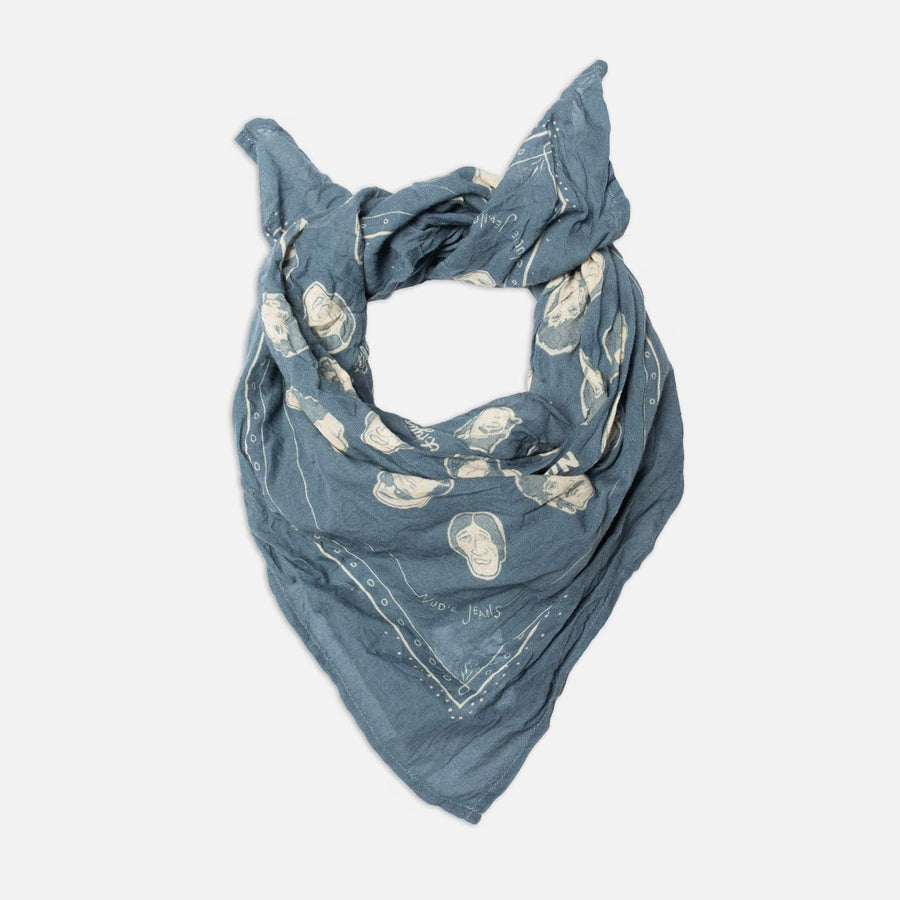 Ingrid Bandana OG Line Up blue Nudie Jeans