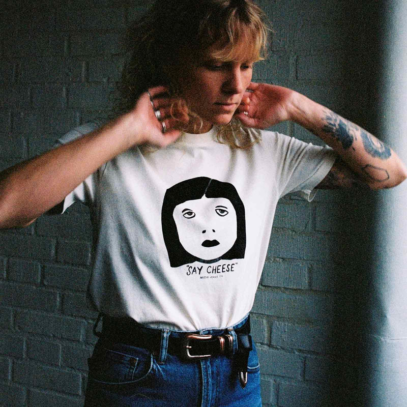 Joni Say Cheese T-Shirt ecru Nudie Jeans