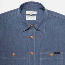 Julian Chambray Worker Shirt indigo