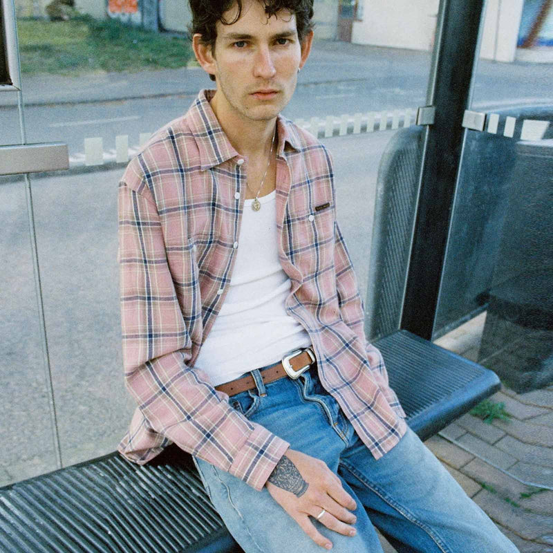Julian Worker Shirt checked Nudie Jeans