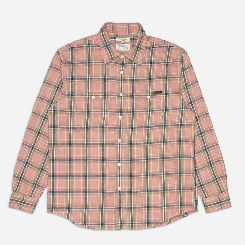 Julian Worker Shirt checked Nudie Jeans