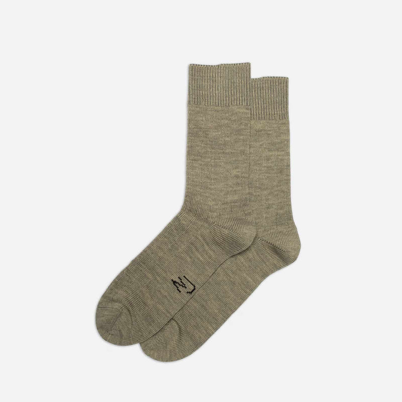 Mens Broad Ribbed Sock C52 desert Nudie Jeans
