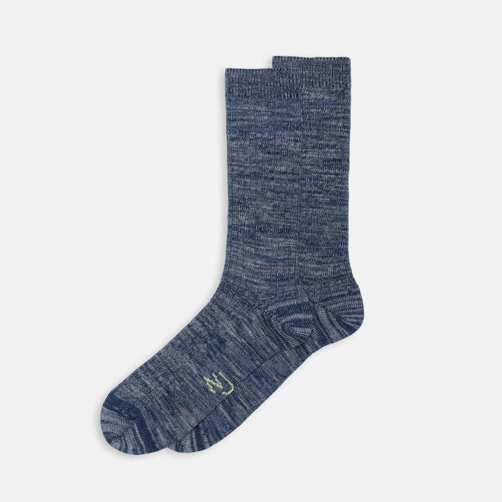 Rasmusson Mens Rib  Sock blue