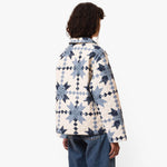 Signe Quilted Cotton Jacket offwhite/blue