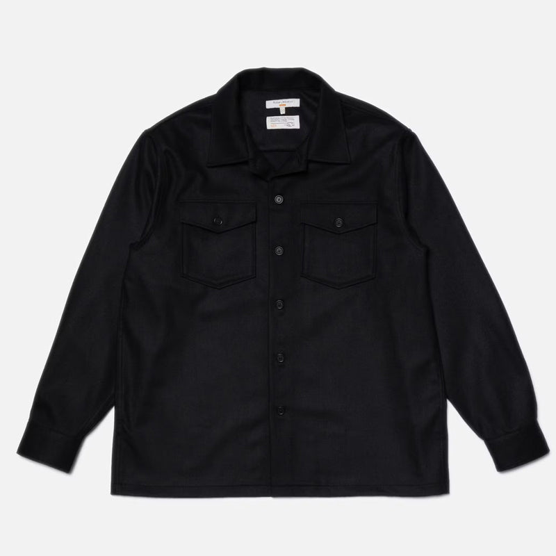 Vincent Solid Board Shirt black