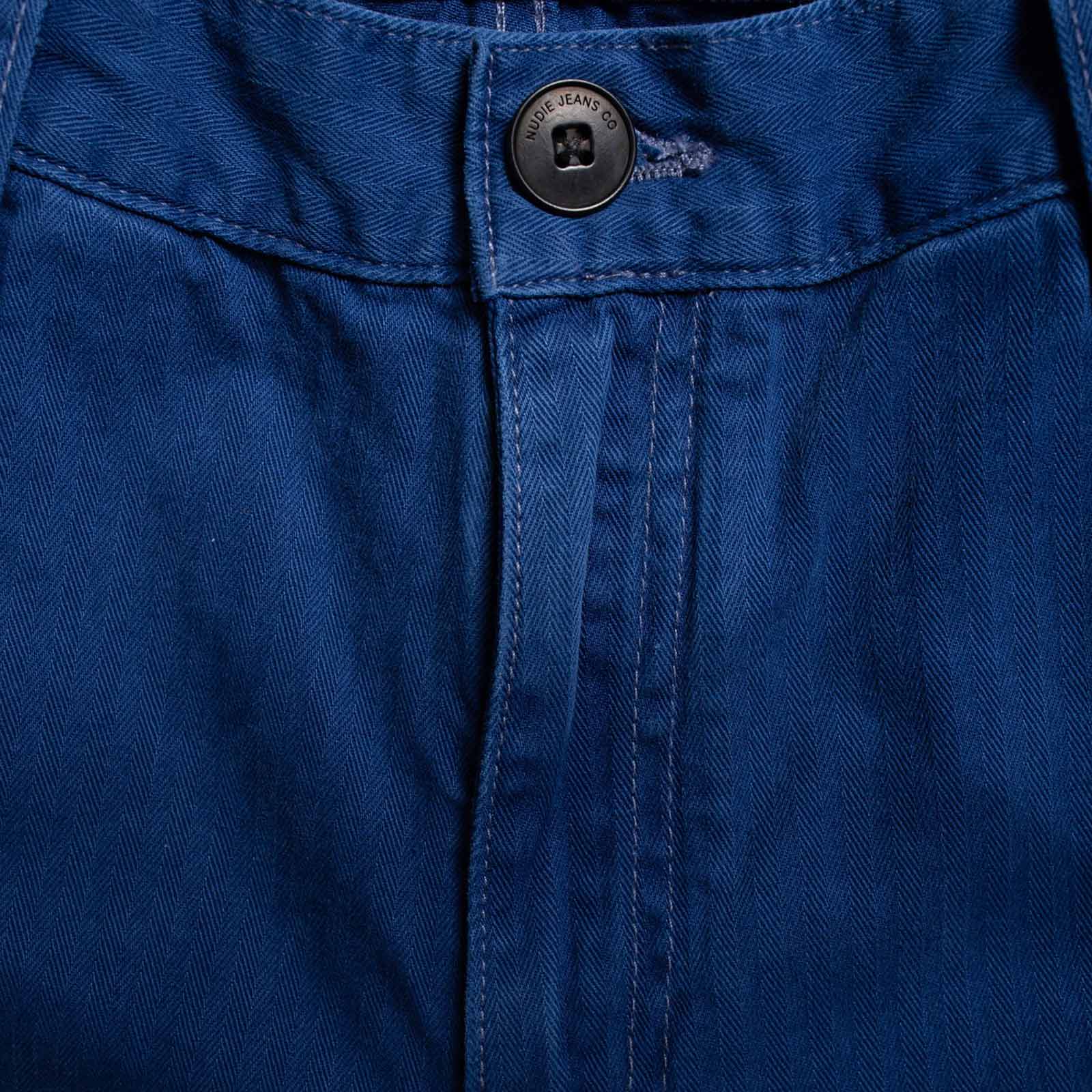 Wendy Herringbone Denim Pants blue