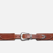 Western Ranch Suede Belt toffee brown Nudie Jeans