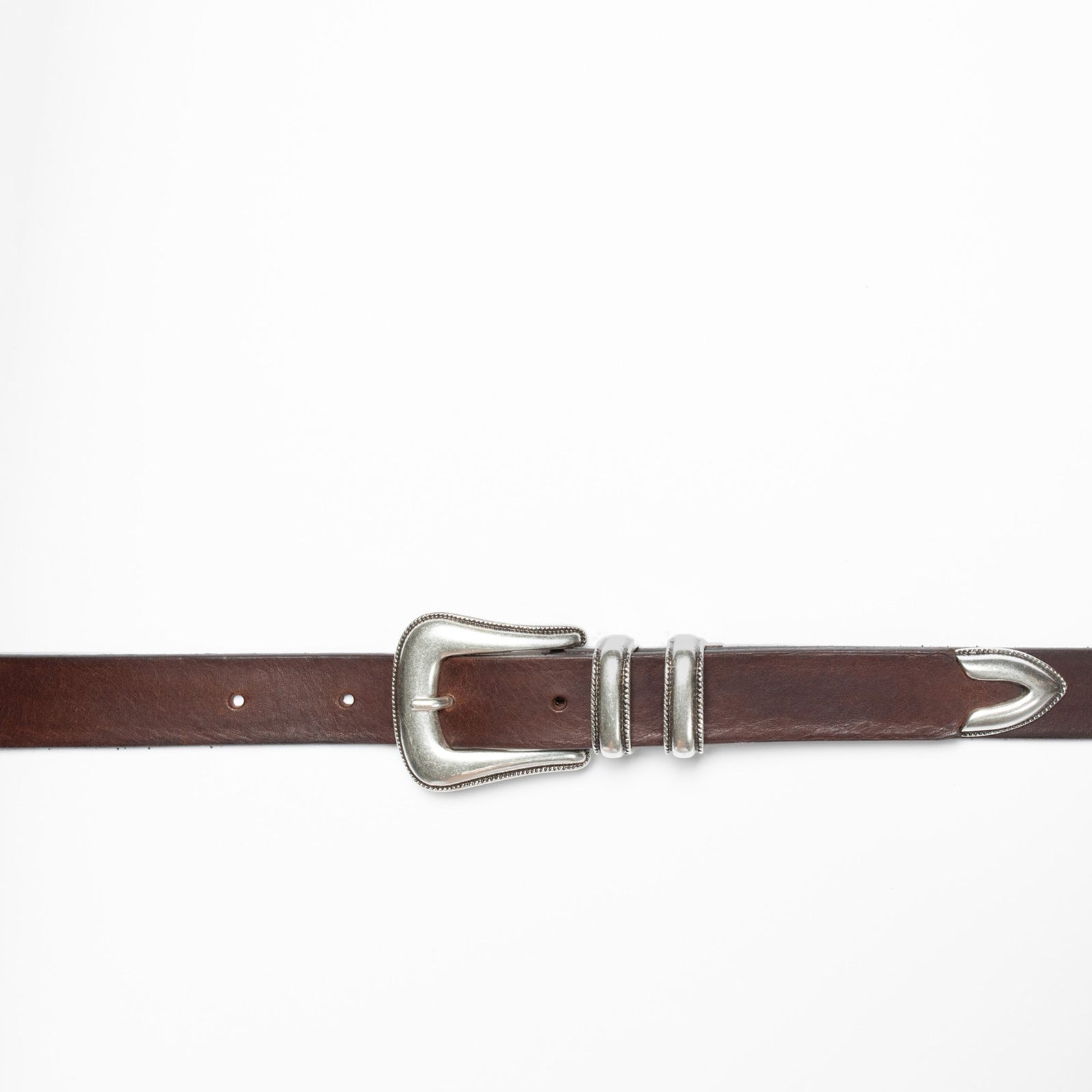 Western Silver Belt dark brown Nudie Jeans