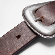 Western Silver Belt dark brown Nudie Jeans