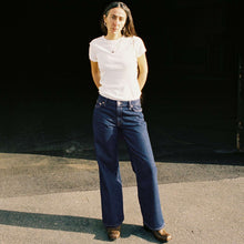 Wide Heidi classic blue Nudie Jeans