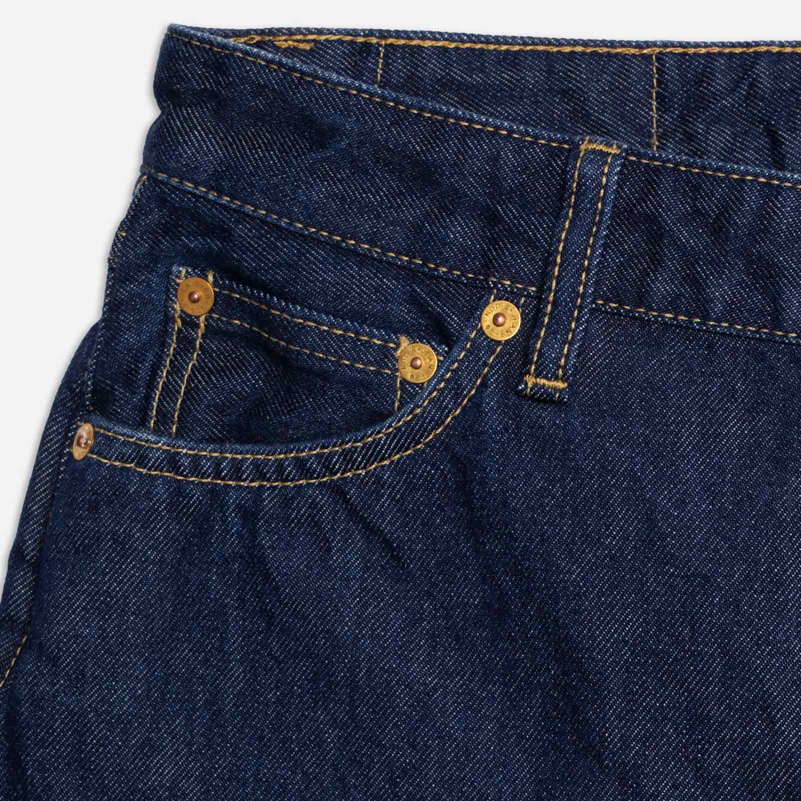 Wide Heidi classic blue Nudie Jeans
