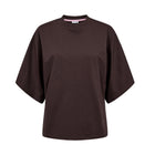 NUANSA Batsleeve T-Shirt black coffe